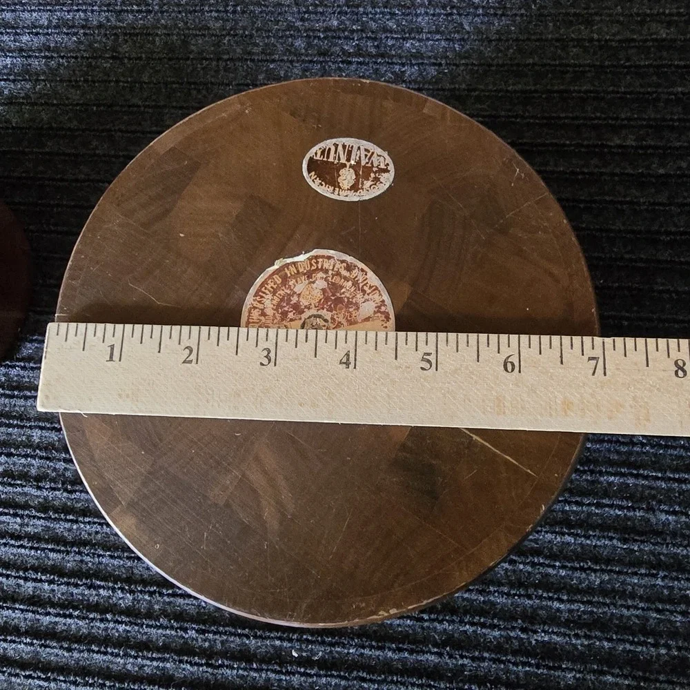 Vintage Walnut Bowl 7 in Wood Ware‎ Diversified Industries